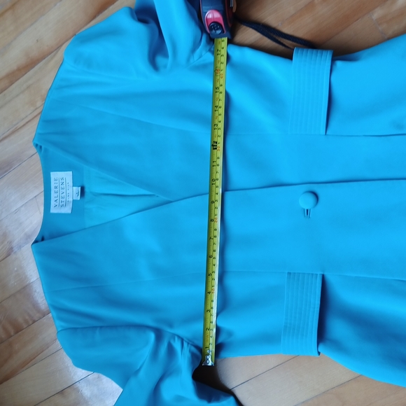 100% Pure Silk light blue suit size 6 - Picture 11 of 16